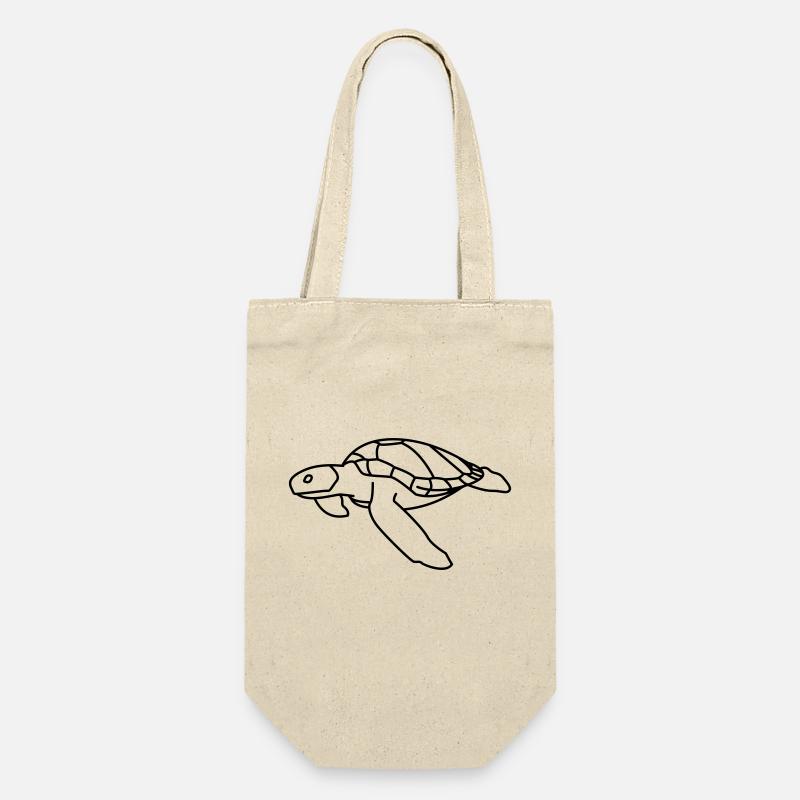 Sea Turtle - Gift Bag for Bottles - nature
