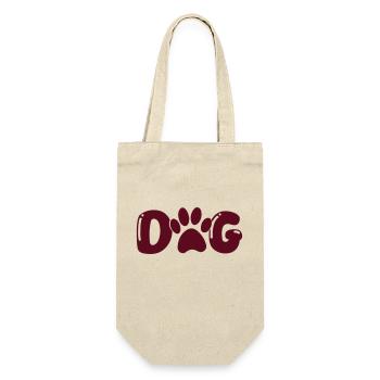 Dog Paw - Gift Bag for Bottles - nature - Front