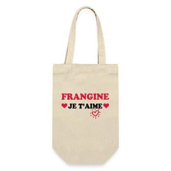 FRANGINE je t'aime 6288 - Sac à bouteille - nature - Devant