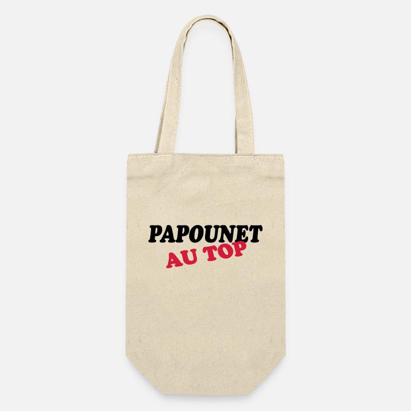 PAPOUNET AU TOP - Sac à bouteille - nature
