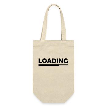 Loading - Geschenkbeutel für Flaschen - Natur - Vorne