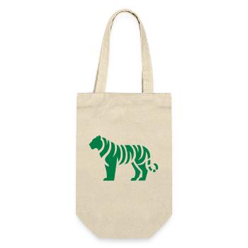 Tiger Silhouette - Gift Bag for Bottles - nature - Front