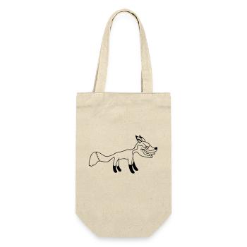 Renard, Mauvais œil, Dangereux, Renard roux, Animal sauvage - Sac à bouteille - nature - Devant