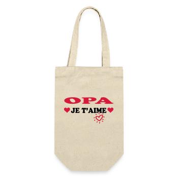 OPA je t'aime - Sac à bouteille - nature - Devant