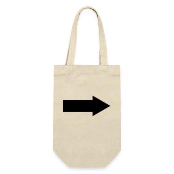 arrow - Gift Bag for Bottles - nature - Front