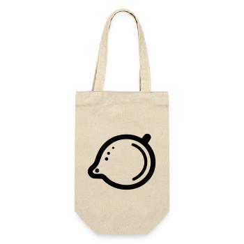 Lemon - Gift Bag for Bottles - nature - Front