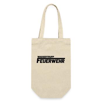 wassertrupp freiwillige feuerwehr - Geschenkbeutel für Flaschen - Natur - Vorne