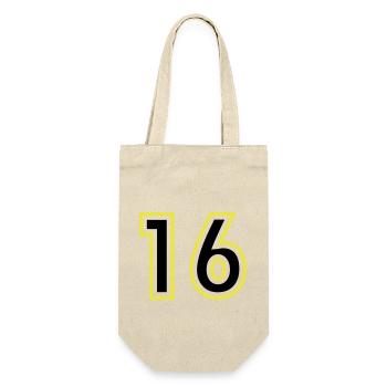 17 Number College - Gift Bag for Bottles - nature - Front