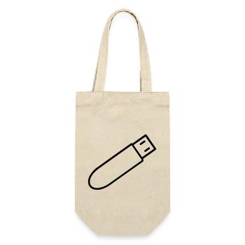 USB flash drive - Gift Bag for Bottles - nature - Front