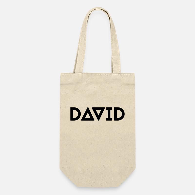 First name David - Gift Bag for Bottles - nature