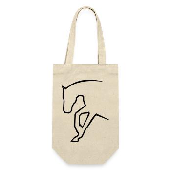 Western Horse - Gift Bag for Bottles - nature - Front