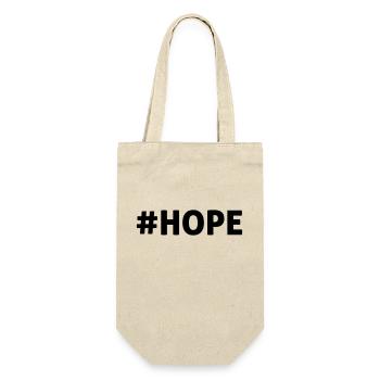 #Hope - Geschenkbeutel für Flaschen - Natur - Vorne