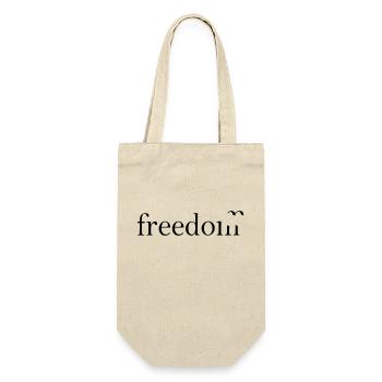 Freiheit - Geschenkbeutel für Flaschen - Natur - Vorne