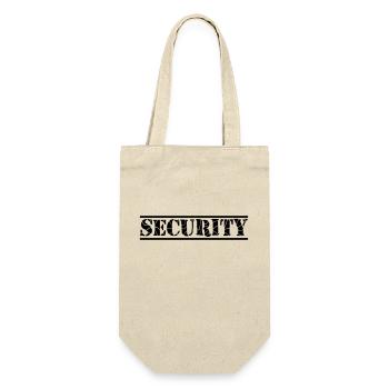 Security Lines Design - Gift Bag for Bottles - nature - Front