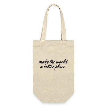 make the world a better place - Gift Bag for Bottles - nature - Front