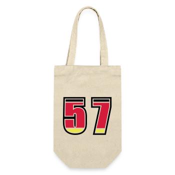 57 Number Germany Jersey - Gift Bag for Bottles - nature - Front
