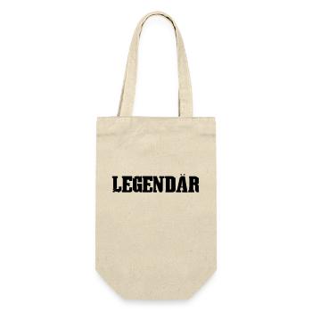 Legendär - Geschenkbeutel für Flaschen - Natur - Vorne