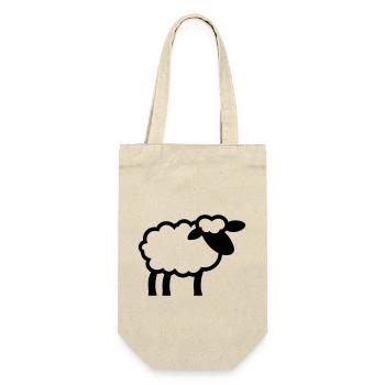 sheep - Gift Bag for Bottles - nature - Front