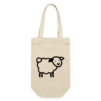 sheep - Gift Bag for Bottles - nature - Front