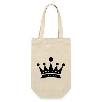 Crown - Gift Bag for Bottles - nature - Front