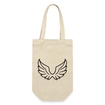 Angel Wings - Gift Bag for Bottles - nature - Front
