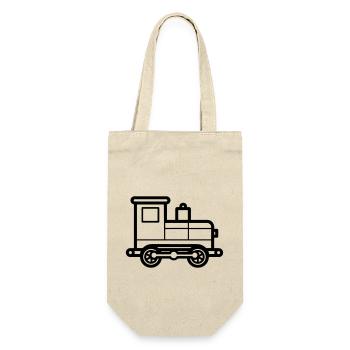 locomotive - Gift Bag for Bottles - nature - Front