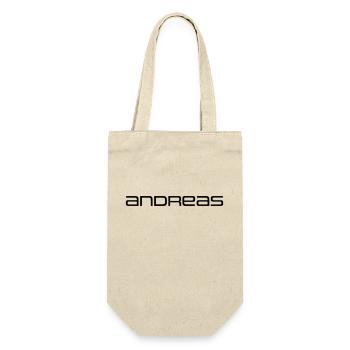 Andreas Geschenk - Geschenkbeutel für Flaschen - Natur - Vorne
