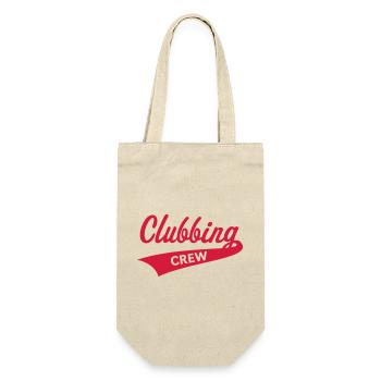 Clubbing Crew (Party / Nightlife / Red) - Gift Bag for Bottles - nature - Front
