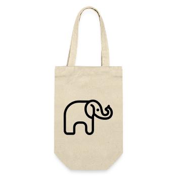 elephant - Sac à bouteille - nature - Devant