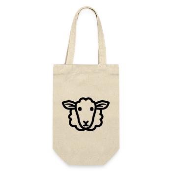 sheep - Gift Bag for Bottles - nature - Front