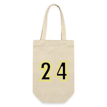 24 Number College - Gift Bag for Bottles - nature - Front