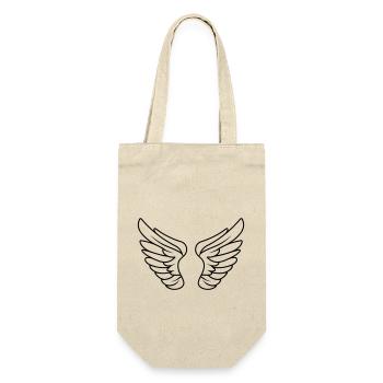 Angel Wings - Gift Bag for Bottles - nature - Front