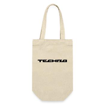 Techno Festival - Geschenkbeutel für Flaschen - Natur - Vorne