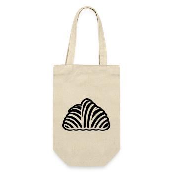 crescent - Gift Bag for Bottles - nature - Front