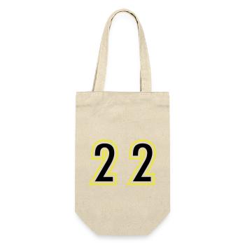22 Number College - Gift Bag for Bottles - nature - Front