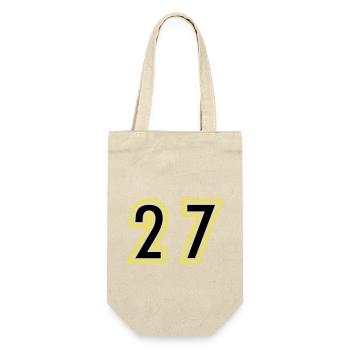 27 Number College - Gift Bag for Bottles - nature - Front