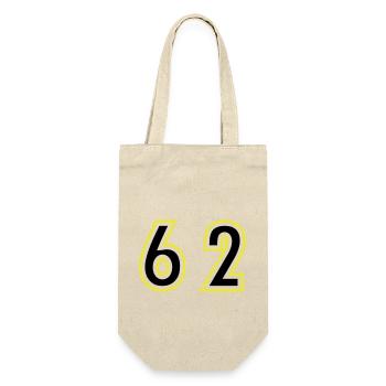 62 Number College - Gift Bag for Bottles - nature - Front