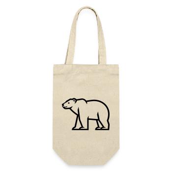 Polar bear - Gift Bag for Bottles - nature - Front