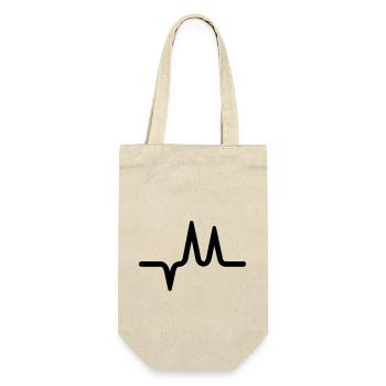 Pulse, heartbeat - Gift Bag for Bottles - nature - Front