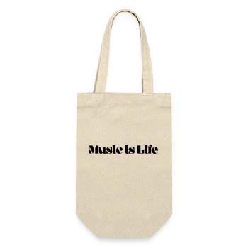 Music is Life - Gift Bag for Bottles - nature - Front