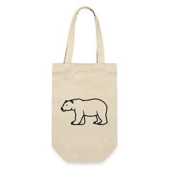 Polar bear - Gift Bag for Bottles - nature - Front