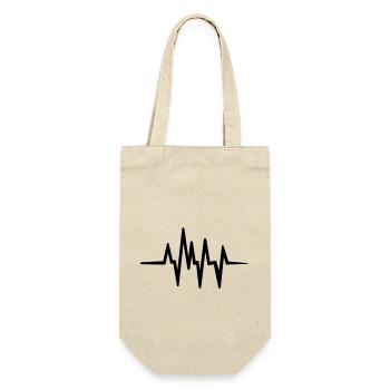 Heartbeat, pulse - Gift Bag for Bottles - nature - Front