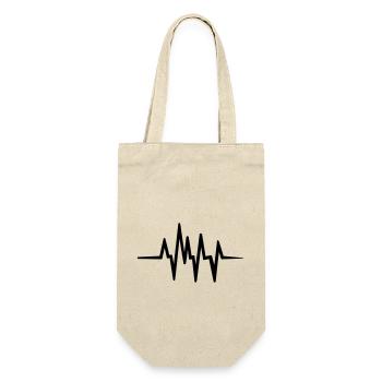 Heartbeat - Gift Bag for Bottles - nature - Front