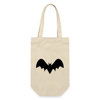 Fledermaus - Geschenkbeutel für Flaschen - Natur - Vorne