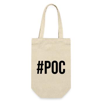 Hashtag People of Color PoC - Gift Bag for Bottles - nature - Front