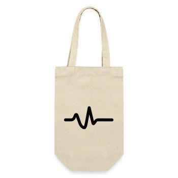 Heartbeat, pulse - Gift Bag for Bottles - nature - Front