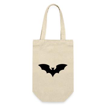 Fledermaus - Geschenkbeutel für Flaschen - Natur - Vorne