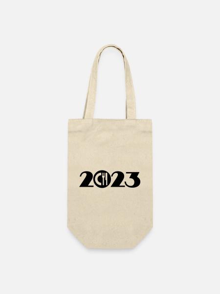 Koch 2023, Restaurant 2023 - Geschenkbeutel für Flaschen - Natur