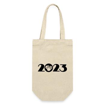 Der Beste 2023, Hände Klatschen, Gewinner 2023 - Geschenkbeutel für Flaschen - Natur - Vorne
