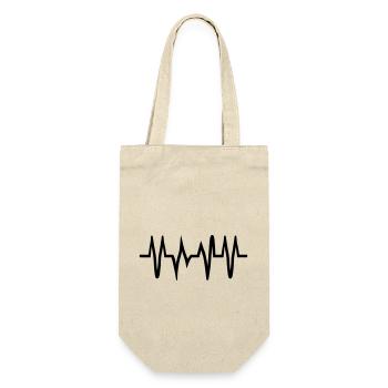 Heartbeat - Gift Bag for Bottles - nature - Front